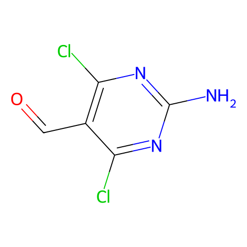 2-amino-4,6-dichloropyrimidine-5-carboxaldehyde (c09-0716-480)