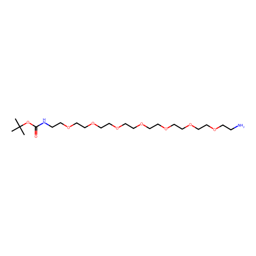 o-(2-aminoethyl)-o′-[2-(boc-amino)ethyl]hexaethylene glycol (c09-0717-068)