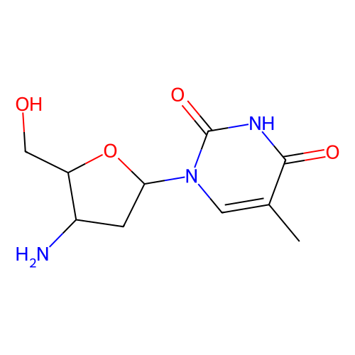 3'-amino-2',3'-dideoxythymidine (c09-0717-186)