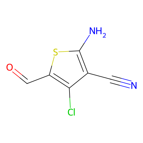 2-amino-4-chloro-5-formyl-3-thiophenecarbonitrile (c09-0717-206)