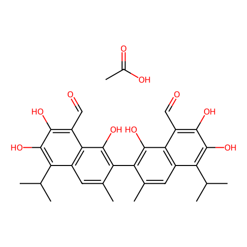 (r)-(-)-gossypol acetic acid (c09-0718-544)