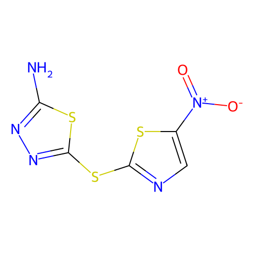 2-amino-5-[(5-nitro-2-thiazolyl)thio]-1,3,4-thiadiazole (c09-0720-302)