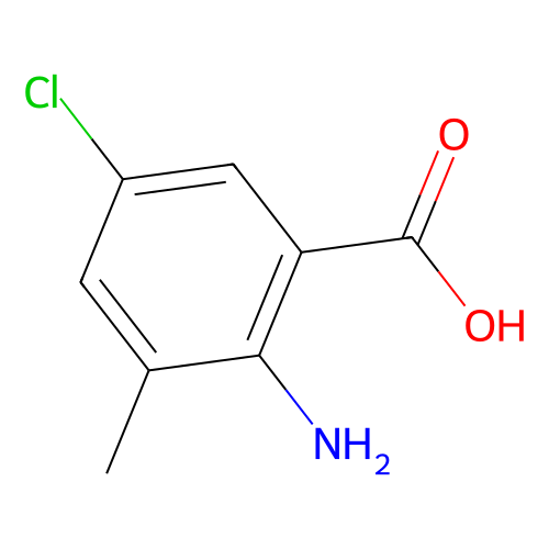 2-amino-5-chloro-3-methylbenzoic acid (c09-0721-686)