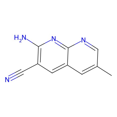 2-amino-6-methyl-1,8-naphthyridine-3-carbonitrile