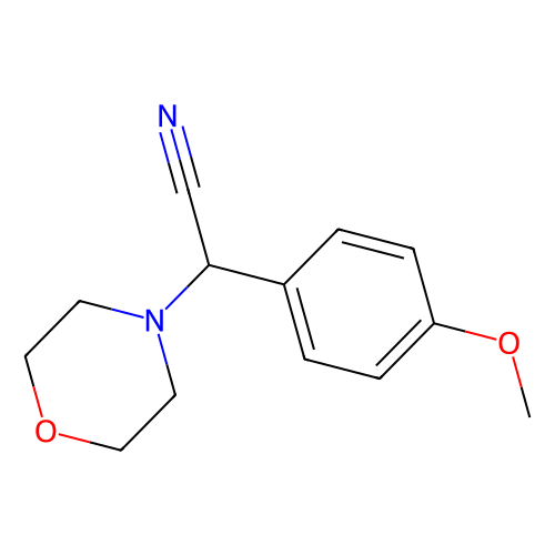 alpha-(4-methoxyphenyl)-4-morpholineacetonitrile