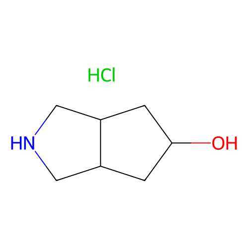 (3ar,5r,6as)-rel-octahydrocyclopenta[c]pyrrol-5-ol hydrochloride (c09-0724-040)