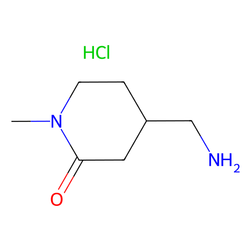 4-(aminomethyl)-1-methylpiperidin-2-one hydrochloride (c09-0724-181)