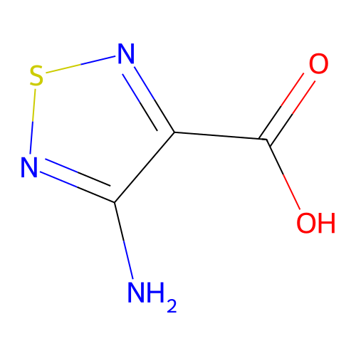 4-amino-1,2,5-thiadiazole-3-carboxylic acid (c09-0724-327)