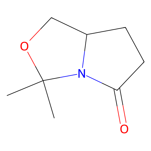 (7as)-3,3-dimethyl-hexahydropyrrolo[1,2-c][1,3]oxazol-5-one (c09-0724-593)