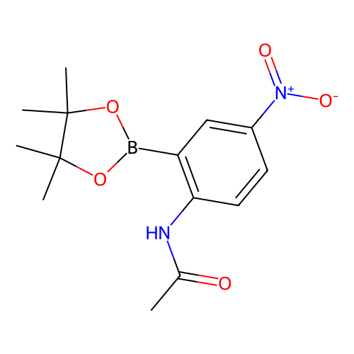 2-acetamido-5-nitrophenylboronic acid, pinacol ester (c09-0724-821)