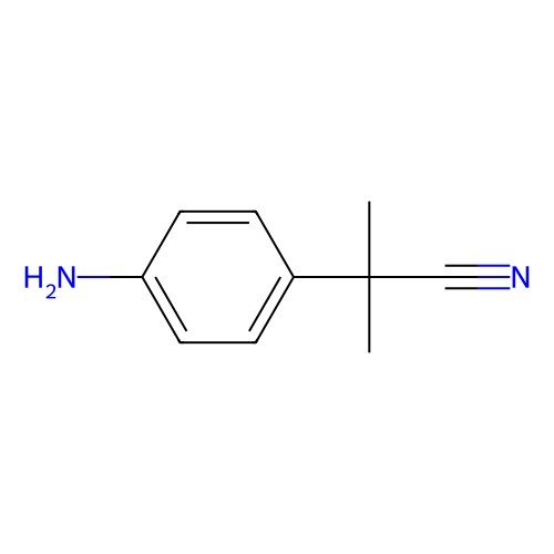 2-(4-aminophenyl)-2-methylpropanenitrile (c09-0724-828)