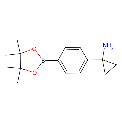 4-(1-aminocyclopropyl)phenylboronic acid, pinacol ester (c09-0724-965)