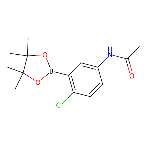 5-acetamido-2-chlorophenylboronic acid, pinacol ester (c09-0724-969)