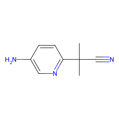 2-(5-aminopyridin-2-yl)-2-methylpropanenitrile (c09-0724-986)