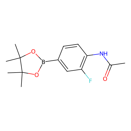 4-acetamido-3-fluorophenylboronic acid, pinacol ester (c09-0725-611)