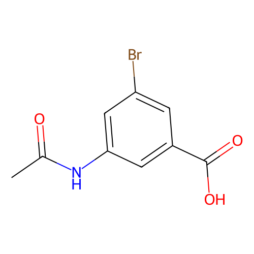 3-acetamido-5-bromobenzoic acid (c09-0726-583)