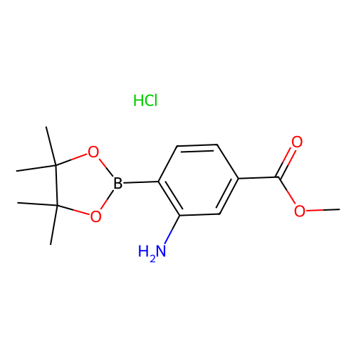 2-amino-4-methoxycarbonylphenylboronic acid, pinacol ester, hcl (c09-0726-668)