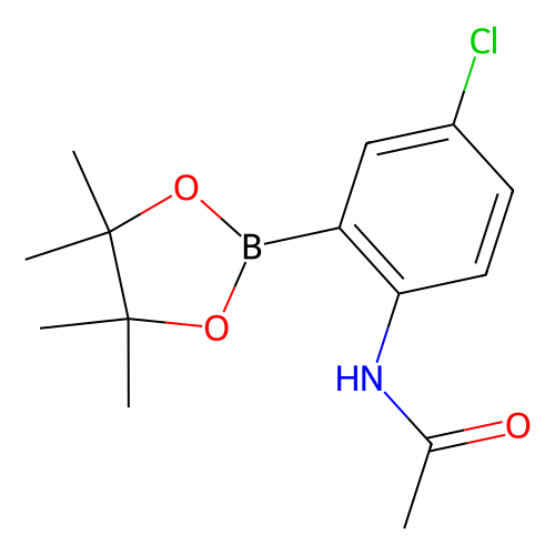 2-acetamido-5-chlorophenylboronic acid, pinacol ester (c09-0727-003)