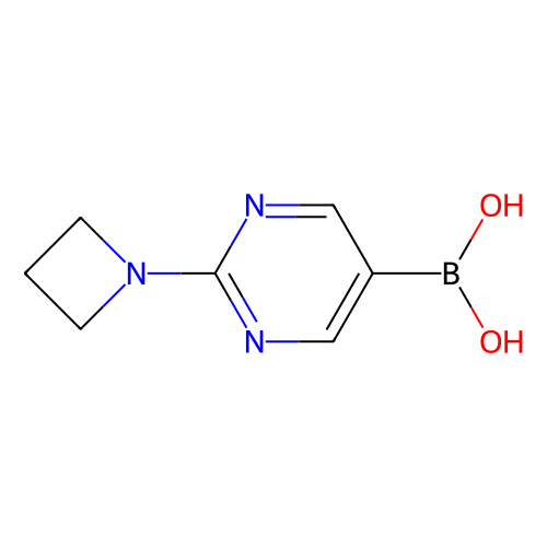 (2-(azetidin-1-yl)pyrimidin-5-yl)boronic acid (c09-0727-372)