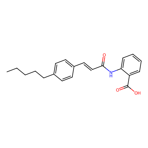 n-(p-amylcinnamoyl)anthranilic acid (c09-0728-942)