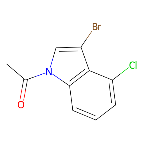 1-acetyl-3-bromo-4-chloroindole (c09-0730-100)