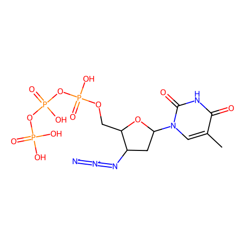 3′-azido-3′-deoxythymidine 5′-triphosphate triethylammonium salt