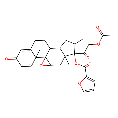 21-acetyloxy deschloromometasone furoate 9,11-epoxide