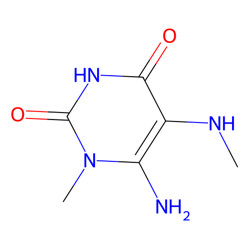 6-amino-1-methyl-5-(methylamino)uracil