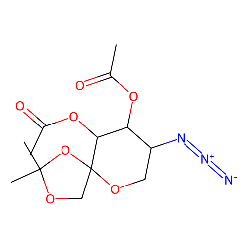 5-azido-5-deoxy-3,4-di-o-acetyl-1,2-o-isopropylidene-β-d-fructose