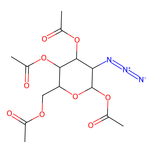 2-azido-2-deoxy-d-glucopyranose 1,3,4,6-tetraacetate (c09-0732-766)