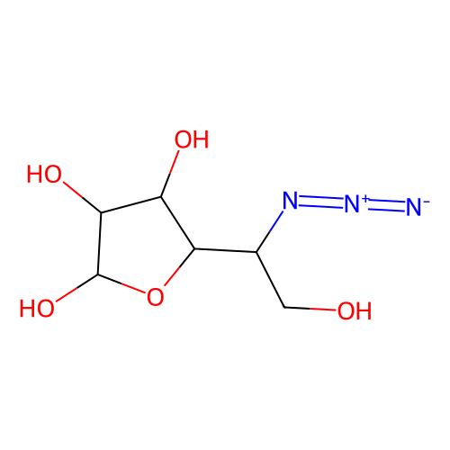 5-azido-5-deoxy-α-d-glucofuranose