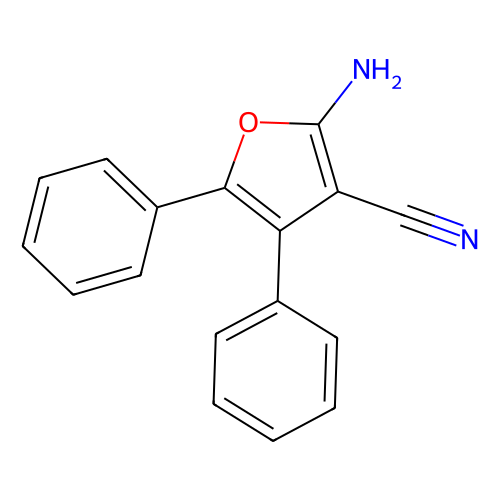 2-amino-4,5-diphenyl-3-furancarbonitrile (c09-0733-216)