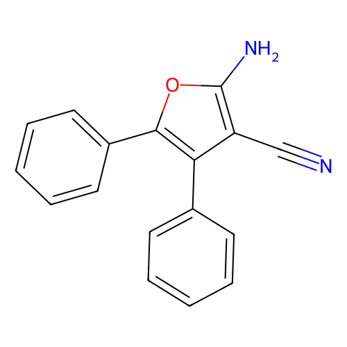 2-amino-4,5-diphenyl-3-furancarbonitrile (c09-0733-217)