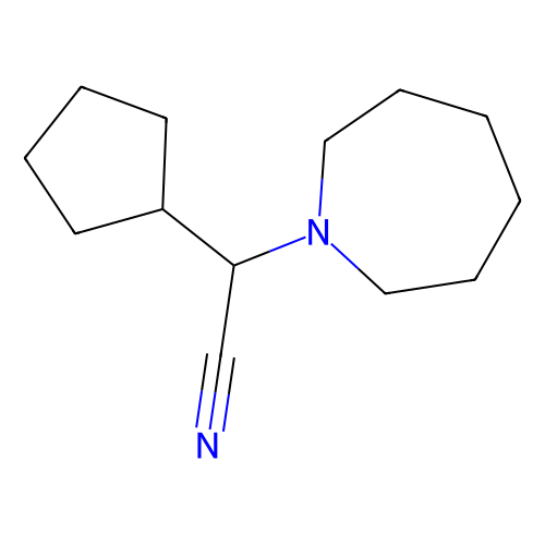 azepan-1-yl(cyclopentyl)acetonitrile