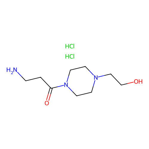 3-amino-1-[4-(2-hydroxy-ethyl)-piperazin-1-yl]-propan-1-one dihydrochloride