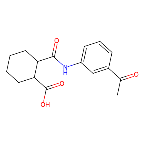 2-{[(3-acetylphenyl)amino]-carbonyl}cyclohexanecarboxylic acid