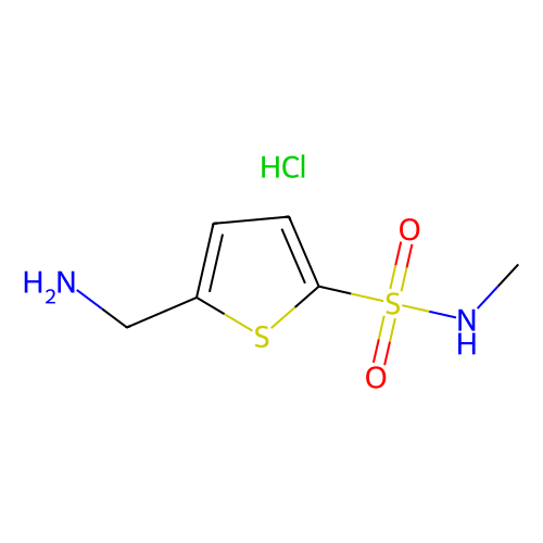 5-(aminomethyl)-n-methylthiophene-2-sulfonamide hydrochloride (c09-0734-276)