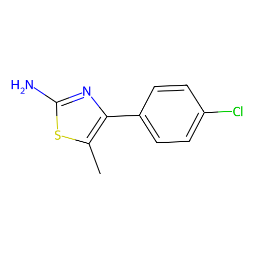 2-amino-4-(4-chlorophenyl)-5-methylthiazole (c09-0734-493)