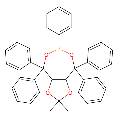 (3ar,8ar)-2,2-dimethyl-4,4,6,8,8-pentaphenyltetrahydro-[1,3]dioxolo[4,5-e][1,3,2]dioxaphosphepine (c09-0738-918)