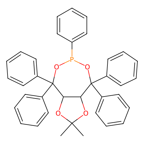 (3ar,8ar)-2,2-dimethyl-4,4,6,8,8-pentaphenyltetrahydro-[1,3]dioxolo[4,5-e][1,3,2]dioxaphosphepine (c09-0738-919)