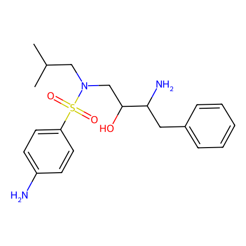 4-amino-n-((2r,3s)-3-amino-2-hydroxy-4-phenylbutyl)-n-isobutylbenzenesulfonamide (c09-0738-961)