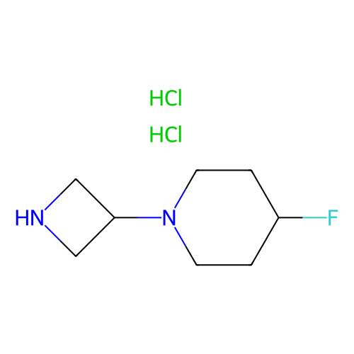 1-(azetidin-3-yl)-4-fluoropiperidine dihydrochloride (c09-0739-004)