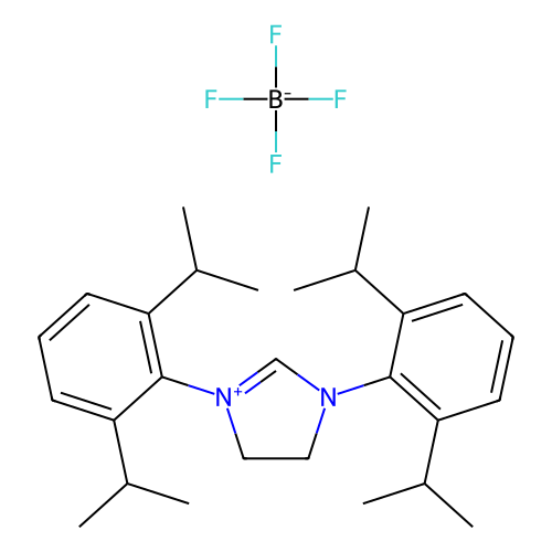 1,3-bis(2,6-diisopropylphenyl)-4,5-dihydroimidazolium tetraf (c09-0747-393)