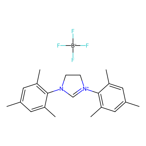 1,3-bis(2,4,6-trimethylphenyl)-4,5-dihydroimidazolium tetrafluoroborate (c09-0747-396)