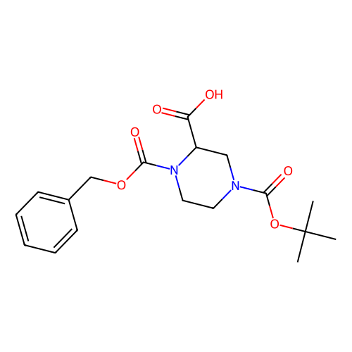 (±)-1-benzyloxycarbonyl-4-boc-piperazine-2-carboxylic acid (c09-0748-091)