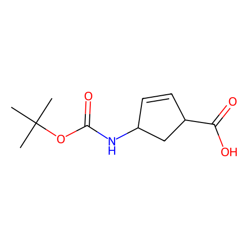 (1s,4r)-(-)-4-(boc-amino)-2-cyclopentene-1-carboxylic acid (c09-0749-263)