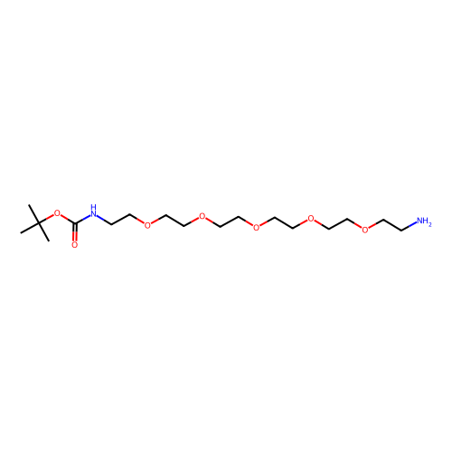 o-(2-aminoethyl)-o’-[2-(boc-amino)ethyl]tetraethylene glycol (c09-0749-774)