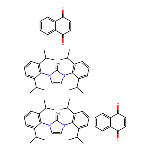 1,3-bis(2,6-diisopropylphenyl)imidazol-2-ylidene(1,4-naphthoquinone)palladium(0) dimer (c09-0751-968)