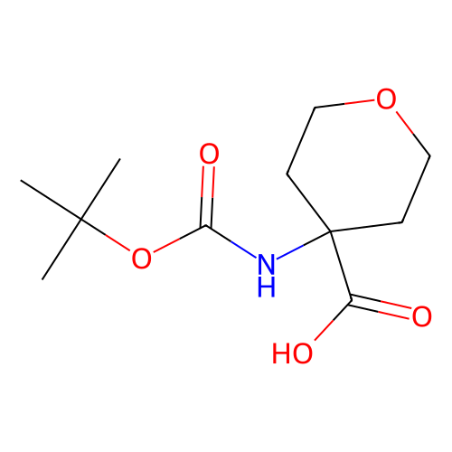 4-(boc-amino)tetrahydropyran-4-carboxylic acid (c09-0752-465)