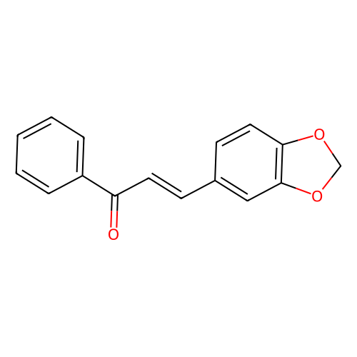 3-(1,3-benzodioxol-5-yl)-1-phenyl-2-propen-1-one (c09-0756-085)